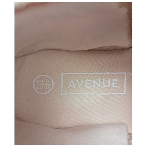 Avenue Nude Peach Sneakers EU Size 39 US Size 8.5 Mesh Slip-On Sock Shoe - Picture 10 of 15